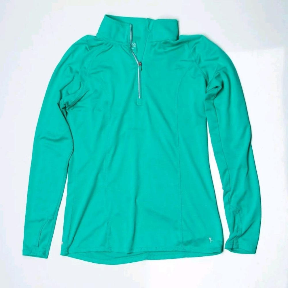 Danskin Now Pullover Top Size S Green